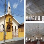 Troca de cobertura em igreja católica do bairro Bom Jesus em Telêmaco Borba/Pr.