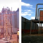 Silo de maravalha no distrito industrial de Telêmaco Borba DellaBruna – Industria e Comércio